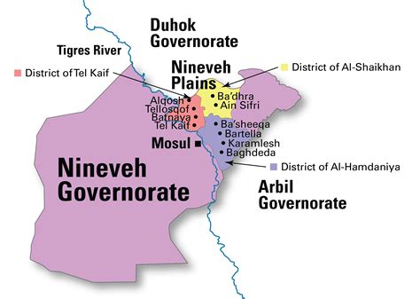 assyrian empire map nineveh